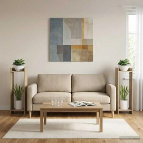 vidaXL Βάση φυτών 2 τεμ. Sonoma Δρυς 30 x 30 x 100 εκ