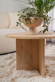 Τραπεζάκι Σαλονιού Δρυς Ζαφείρι SABLE 119x60x40