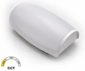 Adeleq Απλίκα LED PC 12W CCT 22.5x12.4x9.6cm IP65 Λευκή 21-01280
