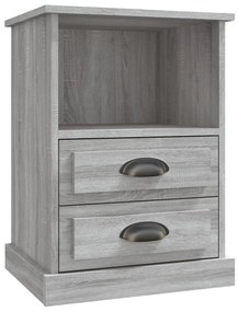 vidaXL Κομοδίνο Γκρι Sonoma 43x36x60 εκ.
