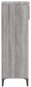 vidaXL Παπουτσοθήκη Γκρι Sonoma 40x36x105 εκ. από Επεξεργασμένο Ξύλο