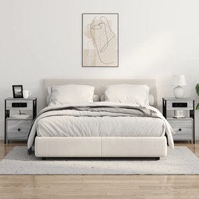 vidaXL Κομοδίνο Γκρι sonoma 40 x 31 x 60 εκ. Επεξεργασμένο ξύλο