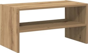vidaXL Ράφι παπουτσιών στοιβαζόμενο Artisan Oak 60x30x30,5 cm