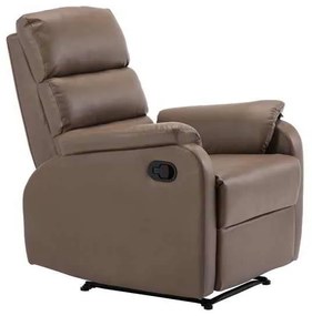 Πολυθρόνα COMFORT Relax Pu Cappuccino 79x97x101cm