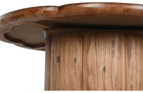 Τραπεζαρία Home ESPRIT Φυσικό Ξύλο 100 x 100 x 77 cm