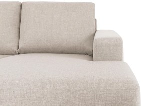 Γωνιακός Καναπές Scandinavian Choice C157, Ανοιχτό καφέ, 344x199x80cm