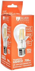 Σφαιρική Λάμπα LED Silver Electronics 1980627 6 W E27 700 lm (3000K)