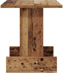 vidaXL End Table Παλιό ξύλο 35,5 x 35 x 40 εκ Επεξεργασμένο ξύλο