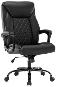 Καρέκλα γραφείου διευθυντή Victory pakoworld pu μαύρο