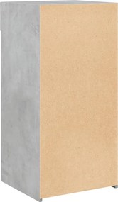 vidaXL Ντουλάπι Γκρι Σκυροδέματος 45x42,5x93 εκ. Επεξεργασμένο Ξύλο