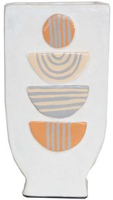 Διακοσμητικό Βάζο Desma 0750024 15,5x10,5x29,5cm Multi Soulworks Clay