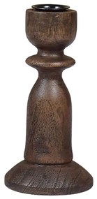 Κηροπήγιο Ξύλινο Καφέ Φ8x16εκ. iliadis 88174