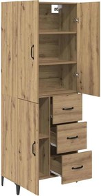 vidaXL Highboard Artisan Oak 69,5 x 34 x 180 εκ. Επεξεργασμένο ξύλο