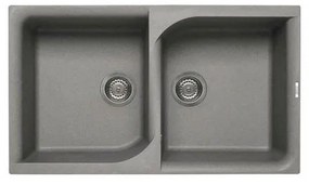 Elleci Ego 450 Ένθετος Νεροχύτης κουζίνας Titanium 73 86x50cm
