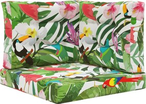 vidaXL Μαξιλάρι Καναπέ Εξωτερικού Χώρου 3 pcs πολύχρωμο Πολυεστέρας