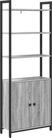 vidaXL Βιβλιοθήκη 6 επιπέδων 60 x 24 x 161 εκ Επεξεργασμένο Ξύλο