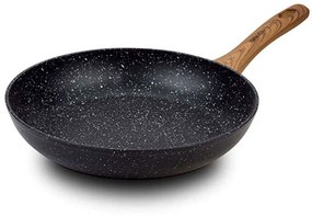 Τηγάνι Αντικολλητικό Nature 10-144-104 30cm Black-Brown Nava 30cm Aluminium