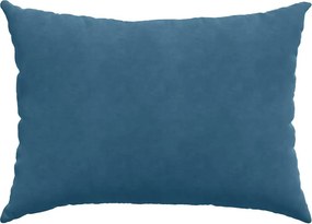 vidaXL Μαξιλάρι Καναπέ 2 τμχ. Βελούδο Μπλε 70 x 50 cm