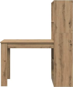 vidaXL Γραφείο Artisan Oak Επεξεργασμένο ξύλο 122 x 67 x 145 εκ.