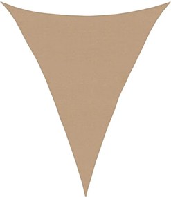 vidaXL Πανί Σκίασης Taupe 5 x 6 x 6 μ. από HDPE 160 γρ./μ²