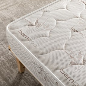 Οικονομικό Στρώμα Αφρού Μονό Μπεζ 90x190x14 cm - 90x190x14cm