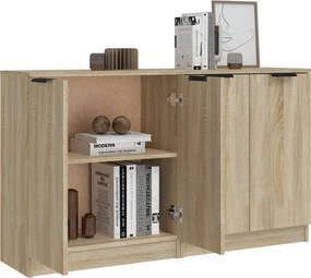 vidaXL Ντουλάπια 2 τεμ. Sonoma Δρυς 60x30x70 εκ. Επεξεργασμένο Ξύλο