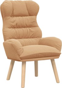 vidaXL Πολυθρόνα Μπεζ 69 x 74 x 93 εκ. Υφάσματος Sherpa