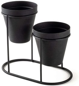 Κασπώ 247HFM1159 19x10x16cm Black Aberto Design Μέταλλο