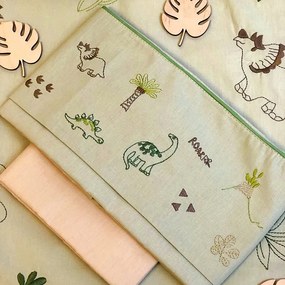 Σετ Σεντόνια Λίκνου 70x110 Dino-Roar 10811602188