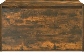 816047 vidaXL Πάγκος Χολ Καπνιστή Δρυς 80x40x45 εκ. από Επεξεργ. Ξύλο
