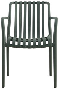 Καρέκλα - Πολυθρόνα TIPPY C5940.07 Dark Olive Πολυπροπυλενίου 55x55x81Υεκ. 55x55x81 εκ.