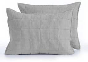 Μαξιλαροθήκες Olympia (Σετ 2τμχ) Grey Nef-Nef 52X72 Cotton-Polyester