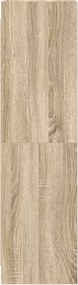 vidaXL Βιβλιοθήκη Sonoma Δρυς 30 x 30 x 111 εκ Επεξεργασμένο Ξύλο