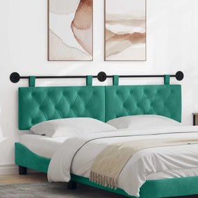 vidaXL Κρεμαστό Κεφαλάρι Τιρκουάζ Βελούδο