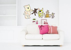 Διακοσμητικά αυτοκόλλητα τοίχου αρκουδάκια