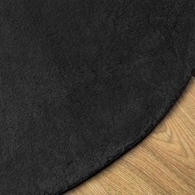 vidaXL Χαλί HUARTE Μαύρο 140 x 200 cm Πολυεστέρας