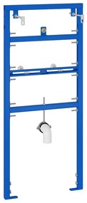 vidaXL Στήριγμα Τοίχου Μπάνιου Μπλε 50 x 17.5 x 136 εκ. Ατσάλι