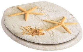 vidaXL Καλύμματα Λεκάνης με Καπάκια 2 τεμ. Σχέδιο Αστερίας MDF
