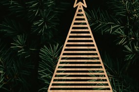 Σετ των 2 Intra απο ξύλο plywood Χρώμα wenge 3mm-4mm πάχος - Στολίδι Χριστουγεννιάτικου Δέντρου με Δίασταση 6x6 cm INTRAFABR-105127729