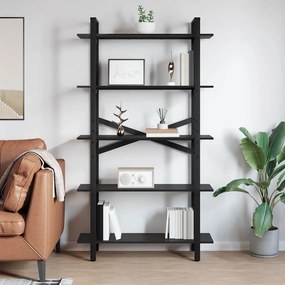 vidaXL Ράφι Βιβλίων 5 επιπέδων 100 x 33,5 x 178 εκ Επεξεργασμένο Ξύλο