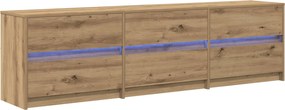 vidaXL Μονάδες TV 2 pcs Artisan Oak Επεξεργασμένο ξύλο