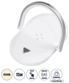 Επιτραπέζιο Φωτιστικό Led Eclipse H10 Φ13 Globostar-76559-Λευκό 76559