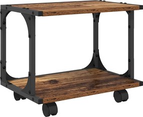 vidaXL Σταντ Εκτυπωτή Παλαιωμένο ξύλο 41 x 28 x 33,5 εκ.