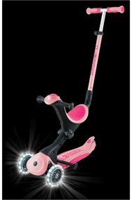 Globber Scooter Go.Up Deluxe Fantasy Lights Deep Pastel Pink