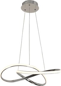 Φωτιστικό Οροφής LED Aca Gordius HM92LEDP48CH Chrome