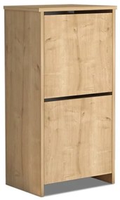 Παπουτσοθήκη μελαμίνης Port Megapap 8 ζευγών oak 48x31x92εκ. GP022-0034,3-GP022-0034,3-Καφέ GP022-0034,3