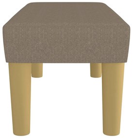 vidaXL Πάγκος Taupe 70 x 30 x 30 εκ. Υφασμάτινος