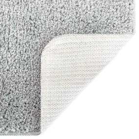 vidaXL Αντιολισθητικό μαξιλάρι μπάνιου Γκρι 70 x 120 cm PP