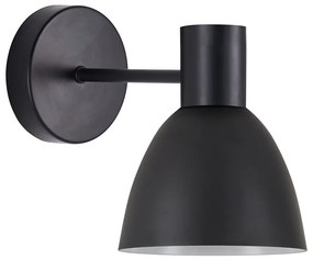 Φωτιστικό Τοίχου - Απλίκα SE21-BL-16-MS2 ADEPT BLACK WALL LAMP BLACK METAL SHADE+ - 77-8317 - 51W - 100W - 77-8317