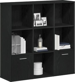 vidaXL Βιβλιοθήκη Μαύρη Δρυς 98x29x97,5 εκ. από Τεχνητό Ξύλο